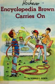 Encyclopedia Brown Carries On cover