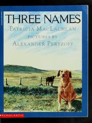 Three Names cover