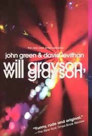 Will Grayson, Will Grayson cover