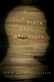 A human being died that night cover