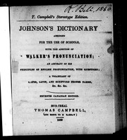 A dictionary of the English language cover