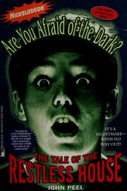 The TALE OF THE RESTLESS HOUSE (ARE YOU AFRAID OF THE DARK 3) cover