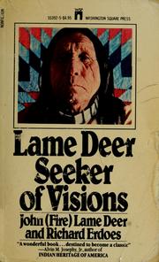 Lame Deer, seeker of visions cover