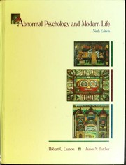 Abnormal psychology and modern life cover