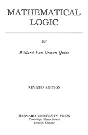 Mathematical logic cover