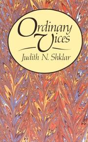 Ordinary vices cover