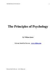 The principles of psychology cover