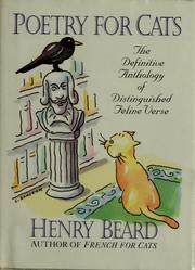 Poetry for cats cover
