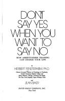 Don't say yes when you want to say no cover