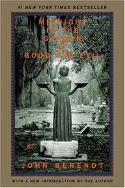 Midnight in the Garden of Good and Evil cover