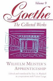 Wilhelm Meisters Lehrjahre cover