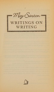 Writings on writing cover
