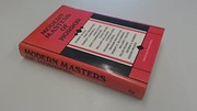 Modern Masters of Horror cover