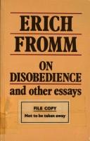 On disobedience and other essays cover