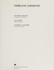 Inorganic chemistry cover