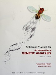 Introduction to genetic analysis cover