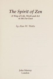 The Spirit of Zen cover