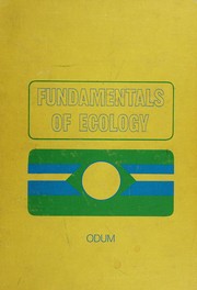Fundamentals of ecology cover