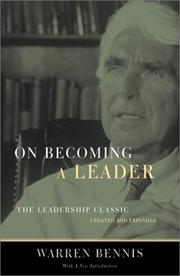 On becoming a leader cover