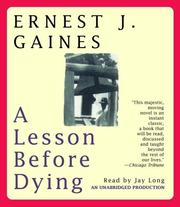 A Lesson Before Dying cover