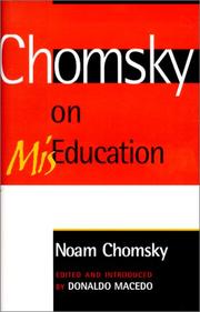 Chomsky on miseducation cover