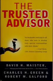 The trusted advisor cover