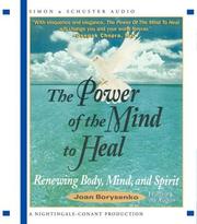 The power of the mind to heal cover