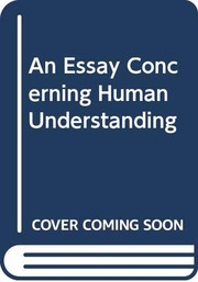 Essay concerning human understanding cover