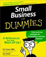 Small Business For Dummies cover