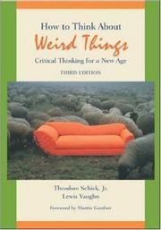 How to think about weird things cover