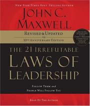 The 21 Irrefutable Laws of Leadership cover