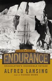 Endurance; Shackleton's incredible voyage cover