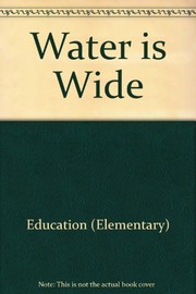 The water is wide cover