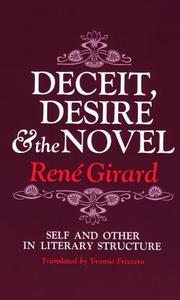 Deceit, desire, and the novel cover
