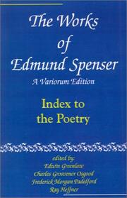 The works of Edmund Spenser cover