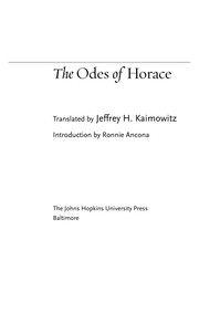 Odes cover