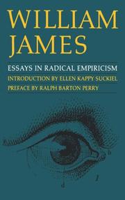 Essays in Radical Empiricism cover