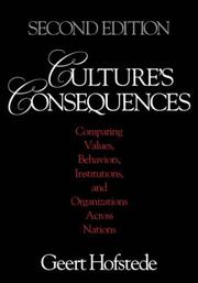 Culture's consequences cover