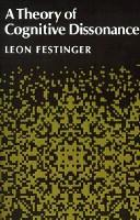 A Theory of Cognitive Dissonance cover