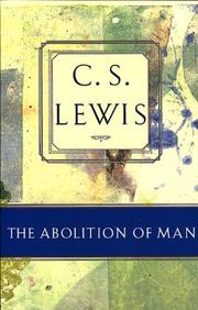 The Abolition of Man cover