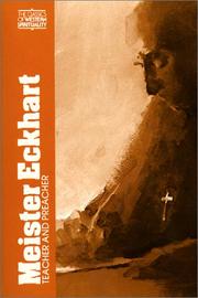 Meister Eckhart, teacher and preacher cover