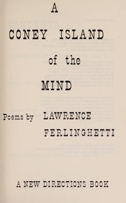 A Coney Island of the mind, poems cover