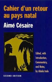 Cahier d'un retour au pays natal cover