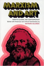 Marxism and art cover