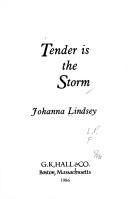 Tender is the Storm cover