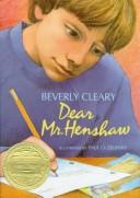 Dear Mr. Henshaw cover
