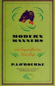 Modern manners cover