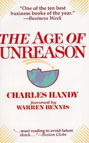The age of unreason cover