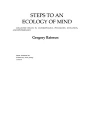 Steps to an ecology of mind cover