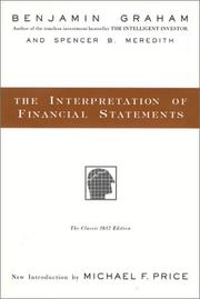 The interpretation of financial statements cover